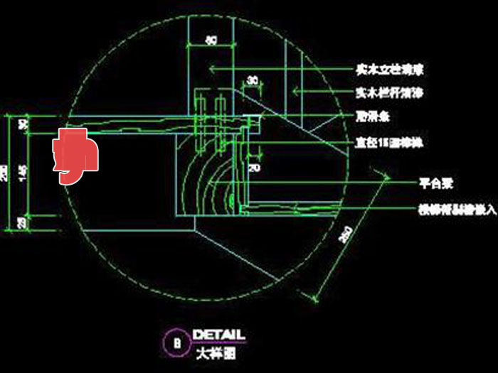 Stairs Cad block and details Download 28